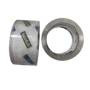 Scotch Clear Packaging Tape, 2 rolls